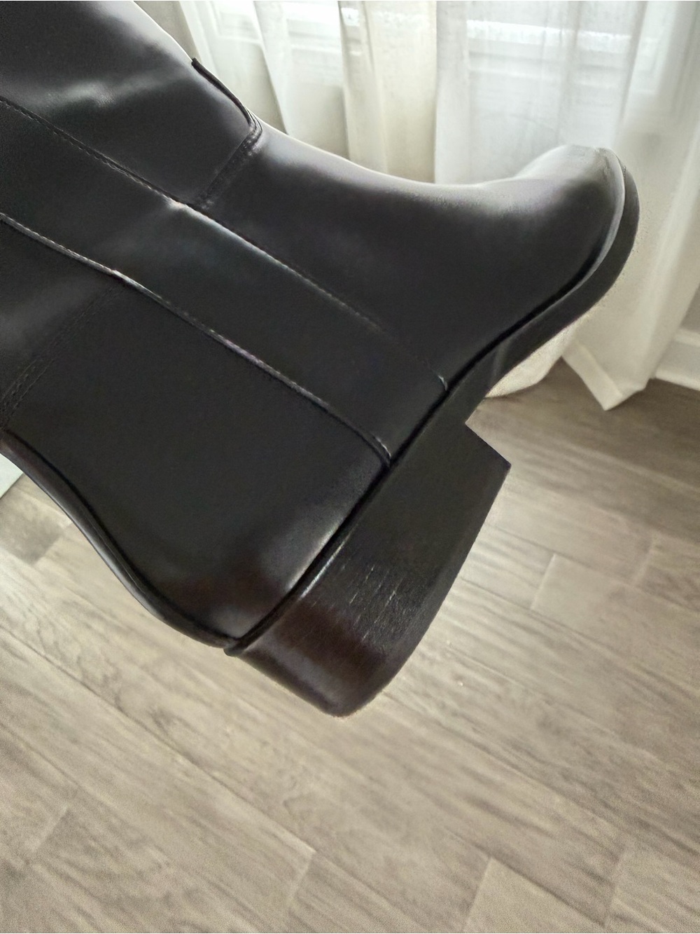 H&M Black Over-the-Knee Riding Boots - Picture 2 of 3
